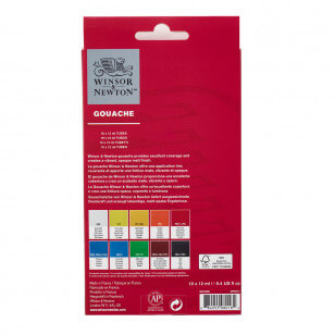 Tinta Guache Winsor & Newton 12ml 10 Cores