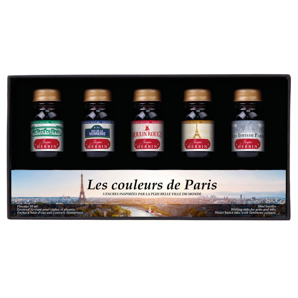 Estojo Tinta de Caligrafia Herbin Edição Paris