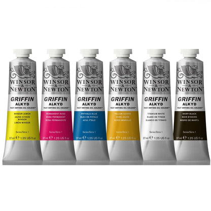 Estojo Tinta Óleo Griffin Alkyd Winsor & Newton 06 Cores