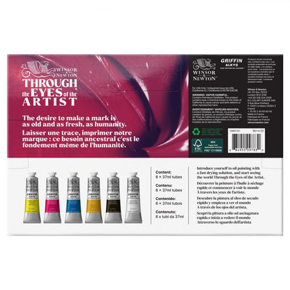 Estojo Tinta Óleo Griffin Alkyd Winsor & Newton 06 Cores