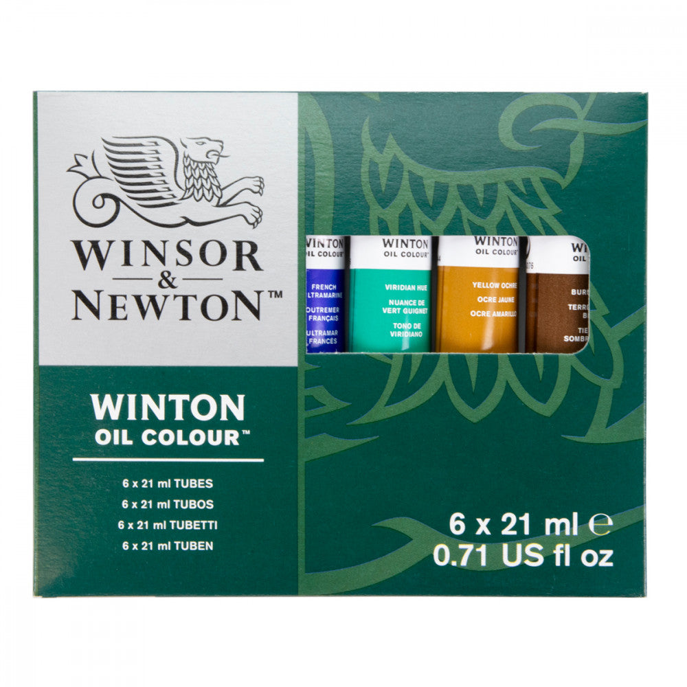 Estojo Tinta Óleo Winton 21ml 6 Tubos