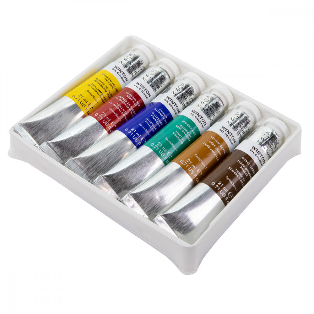 Estojo Tinta Óleo Winton 21ml 6 Tubos