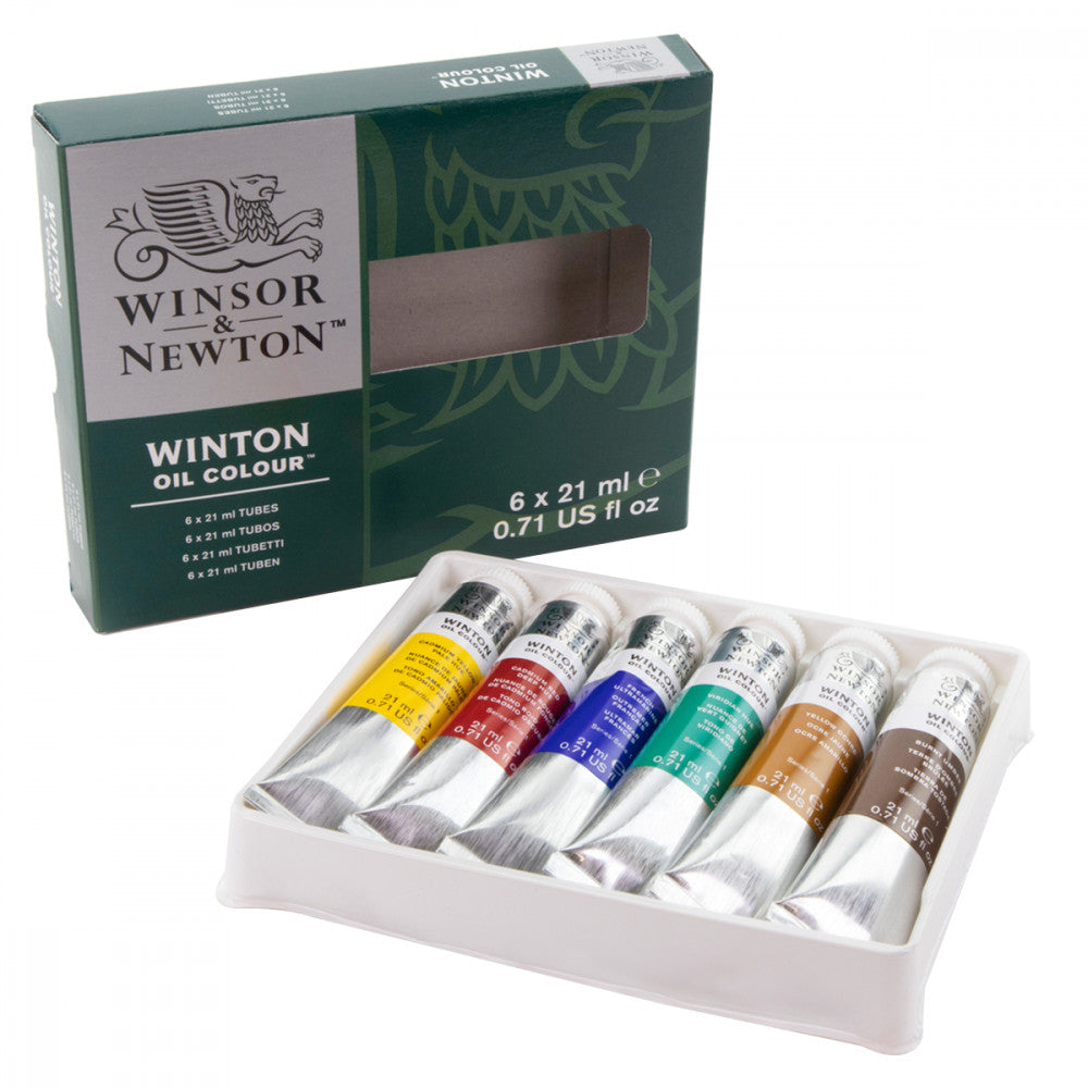 Estojo Tinta Óleo Winton 21ml 6 Tubos