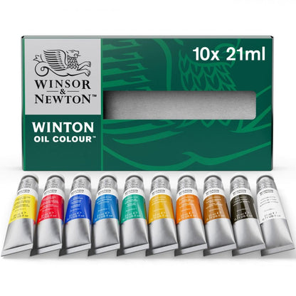 Estojo Tinta Óleo Winton 21ml 10 Cores
