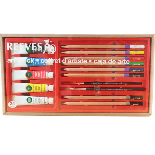 Estojo Artístico Reeves c/ 36 Peças