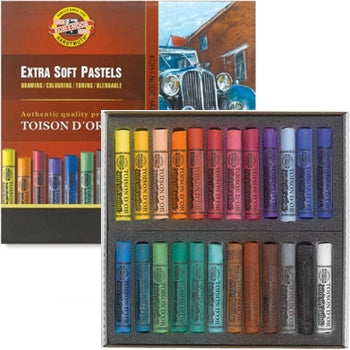 Pastel Seco Koh-I-Noor Extra Soft 24 cores 8554