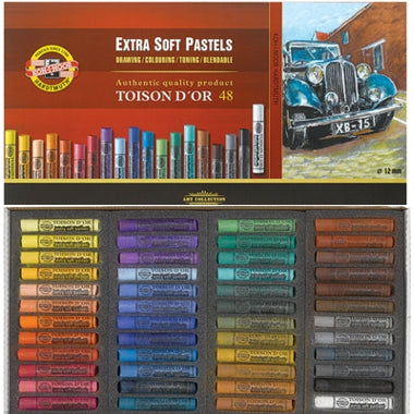 Pastel Seco Koh-I-Noor Extra Soft 48 cores 8556