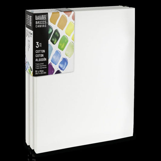 tela algodão para pintura 50x60 basics liquitex 3 unidades