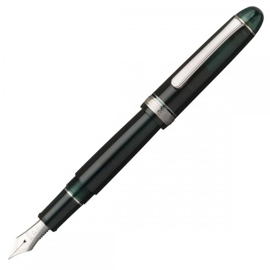 Caneta Tinteiro Platinum Charles Laurel Green Pena F
