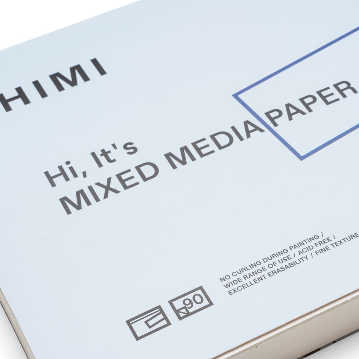 Bloco de Papel Mixed Media Himi 180g/m² 22,9x30,5cm 90 Folhas
