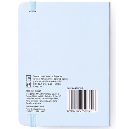 Bloco de Papel Mixed Media Himi 300g/m² 9,8x13,4cm 24 Folhas