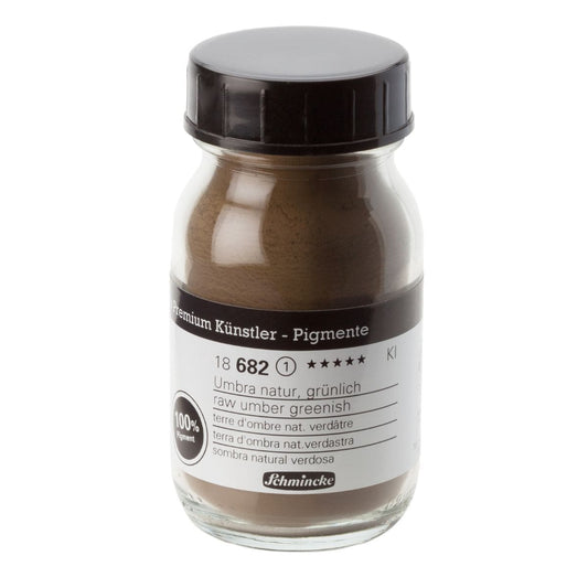 Pigmento em Pó Schmincke 100ml S1 682 Raw Umber Greenish