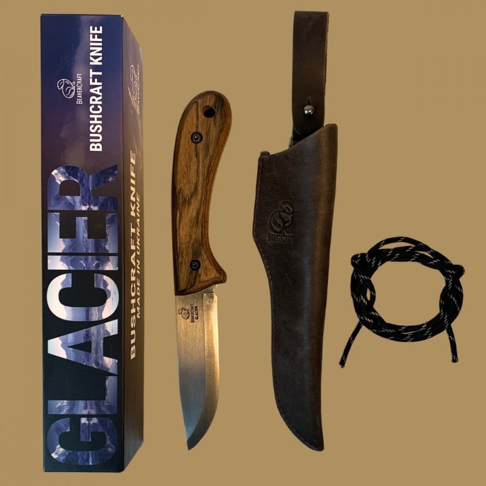 Faca Bushcraft Beavercraft Dune BSH2 em Aço Carbono