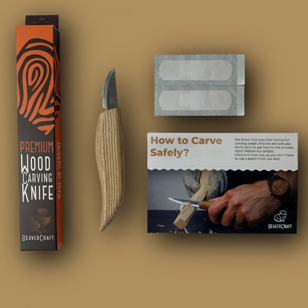 Faca para Entalhe Beaver Craft Profissional C3