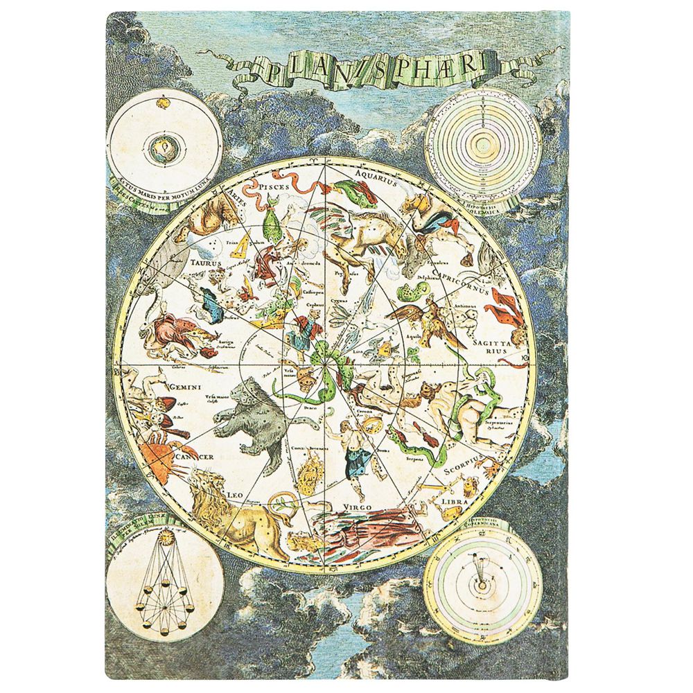 Paperblanks Flexis Celestial Planisphere Mini Pautado