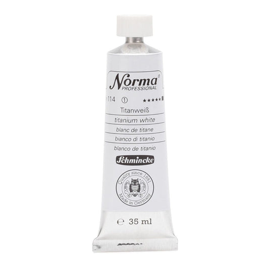 Tinta Óleo Schmincke Norma 35ml S1 114 Titanium White