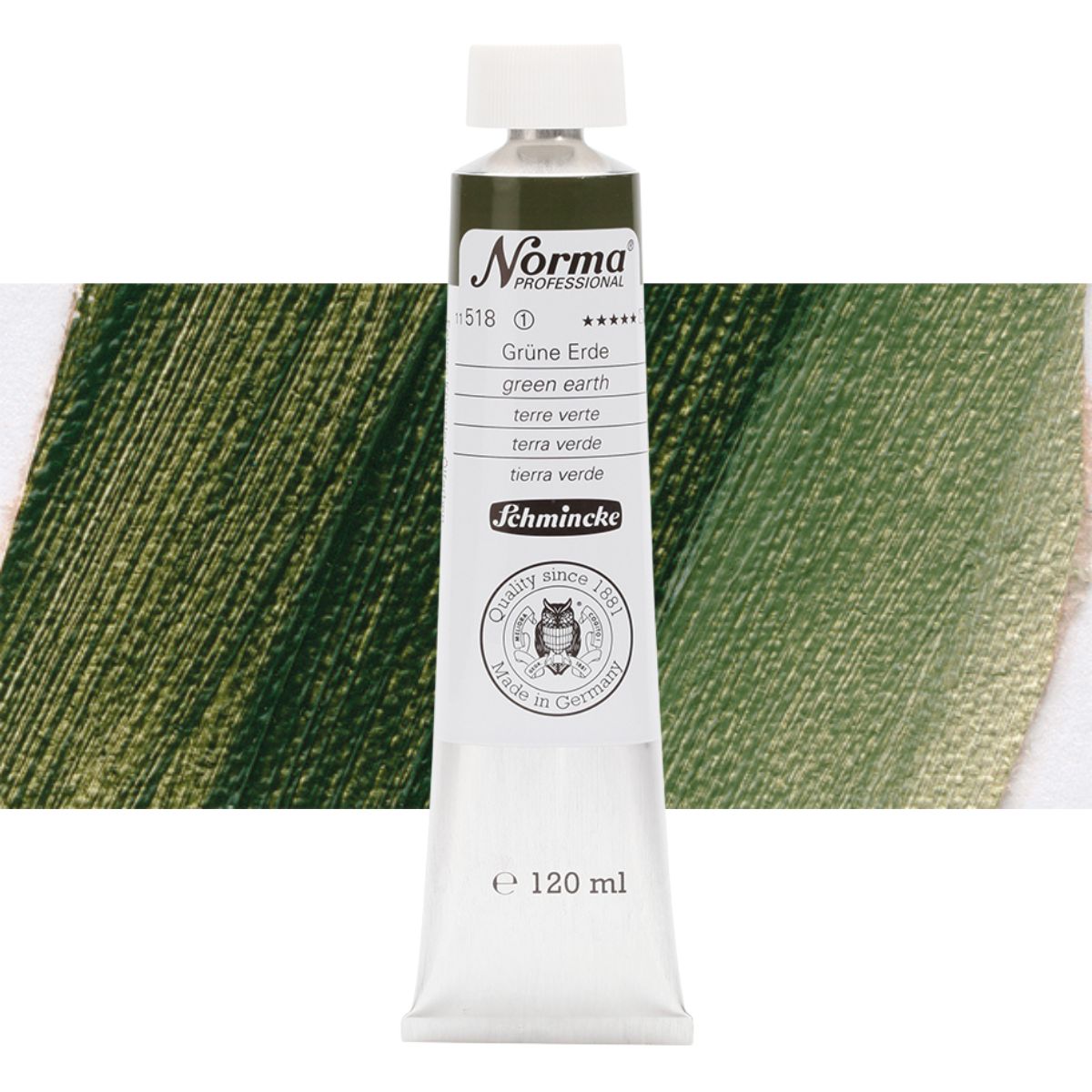 Tinta Óleo Schmincke Norma 120ml S1 518 Green Earth