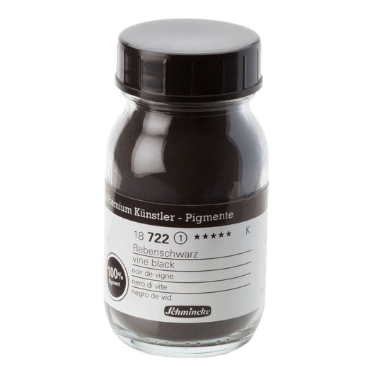 Pigmento em Pó Schmincke 100ml S1 722 Vine Black