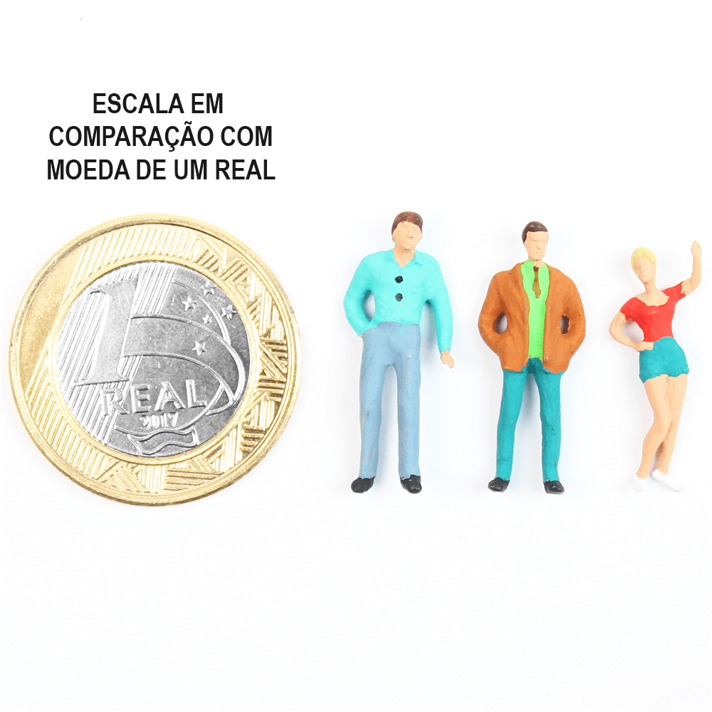 Figuras Para Maquetes 1/75 2268 Minitec 03 Peças