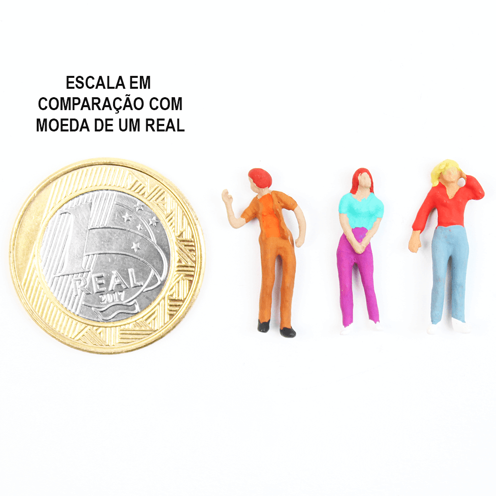 Figuras Para Maquetes 1/75 2290 Minitec 03 Peças