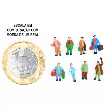 Figuras Para Maquetes 1/200 2311 Minitec 08 Peças
