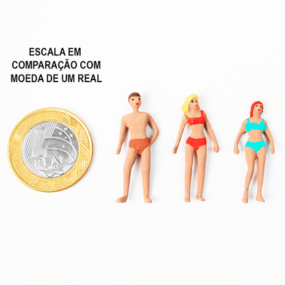 Figuras Para Maquetes 1/50 678 Minitec 03 Peças