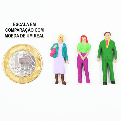 Figuras Para Maquetes 1/50 696 Minitec 03 Peças