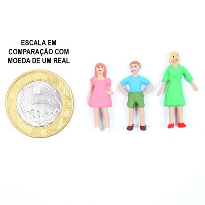 Figuras Para Maquetes 1/50 701 Minitec 03 Peças