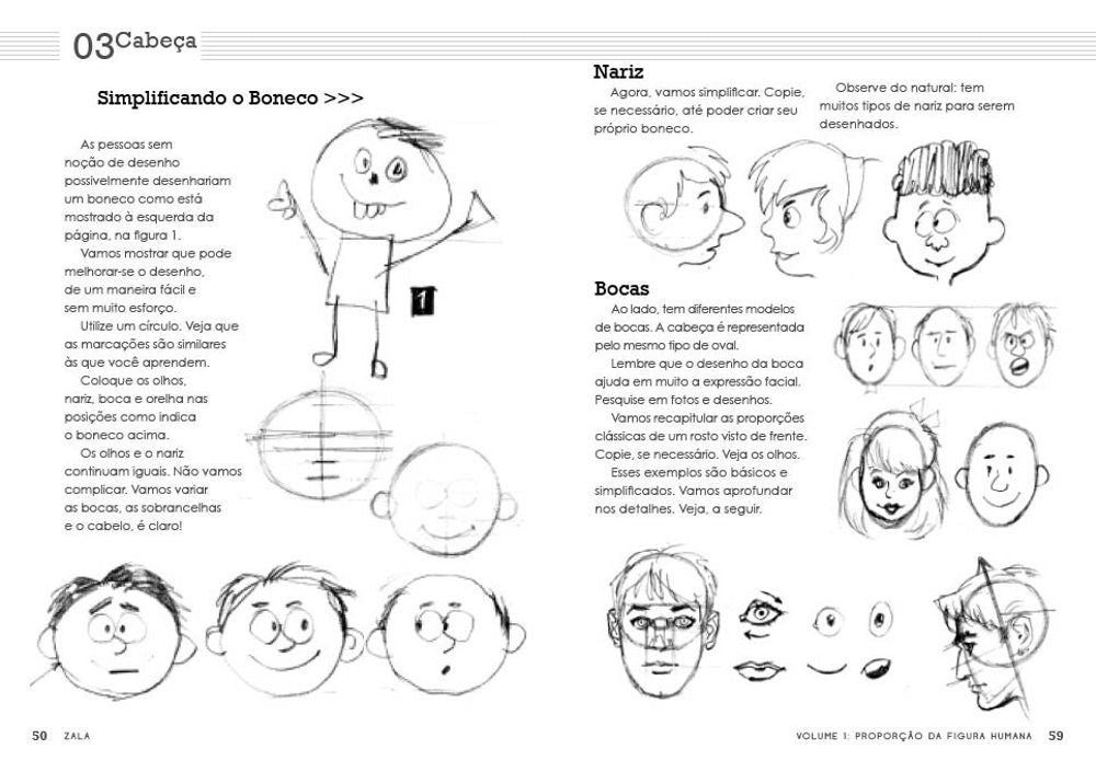 Como Desenhar Proporção da Figura, Cabeça, Mãos, Pés e Materiais