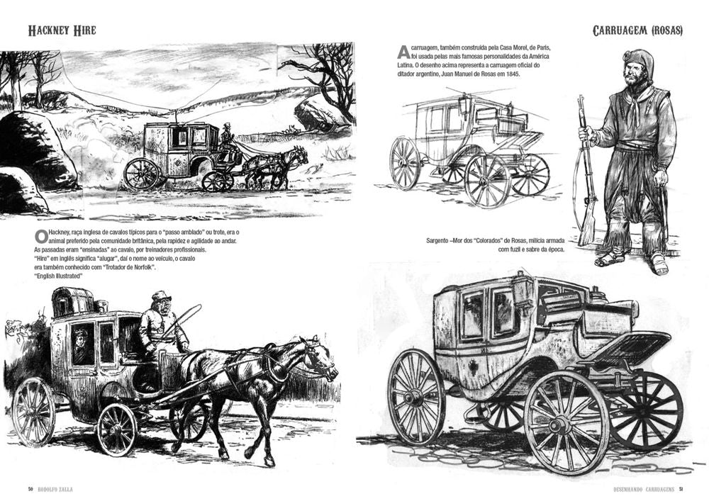 Desenhando Carruagens - Rodolfo Zalla