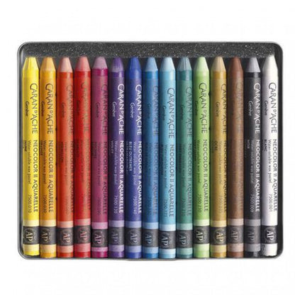 Giz Aquarelável Neocolor II Caran D’Ache 15 Cores