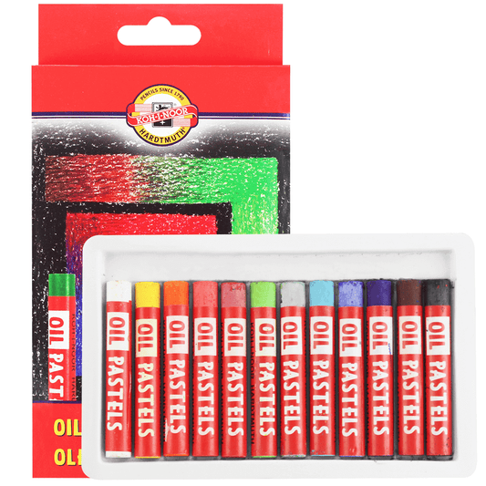 Pastel Oleoso Koh-I-Noor 12 cores