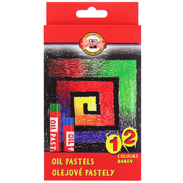 Pastel Oleoso Koh-I-Noor 12 cores
