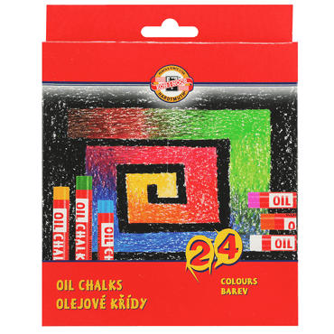 Pastel Oleoso Koh-I-Noor 24 cores