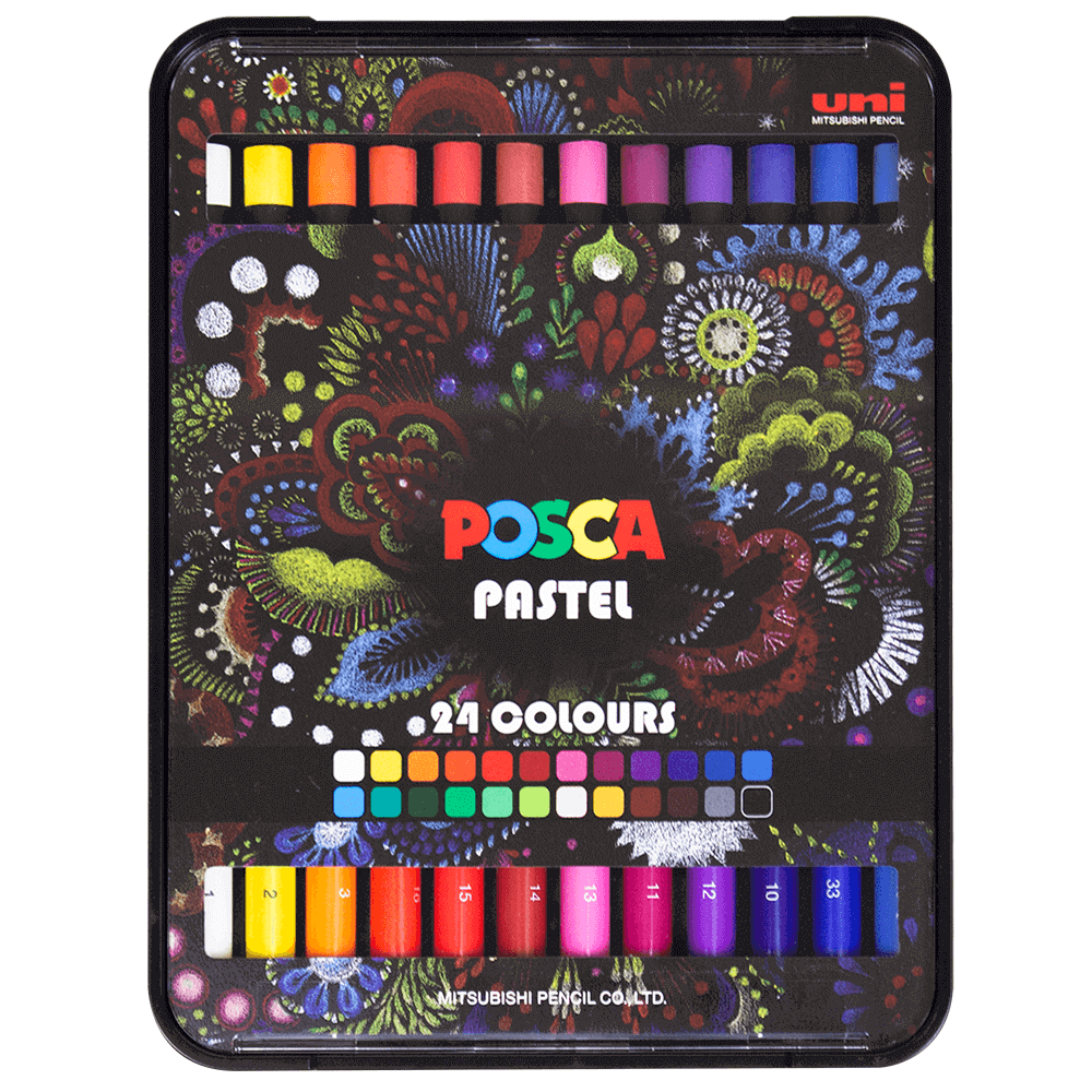 Pastel Posca 24 Cores