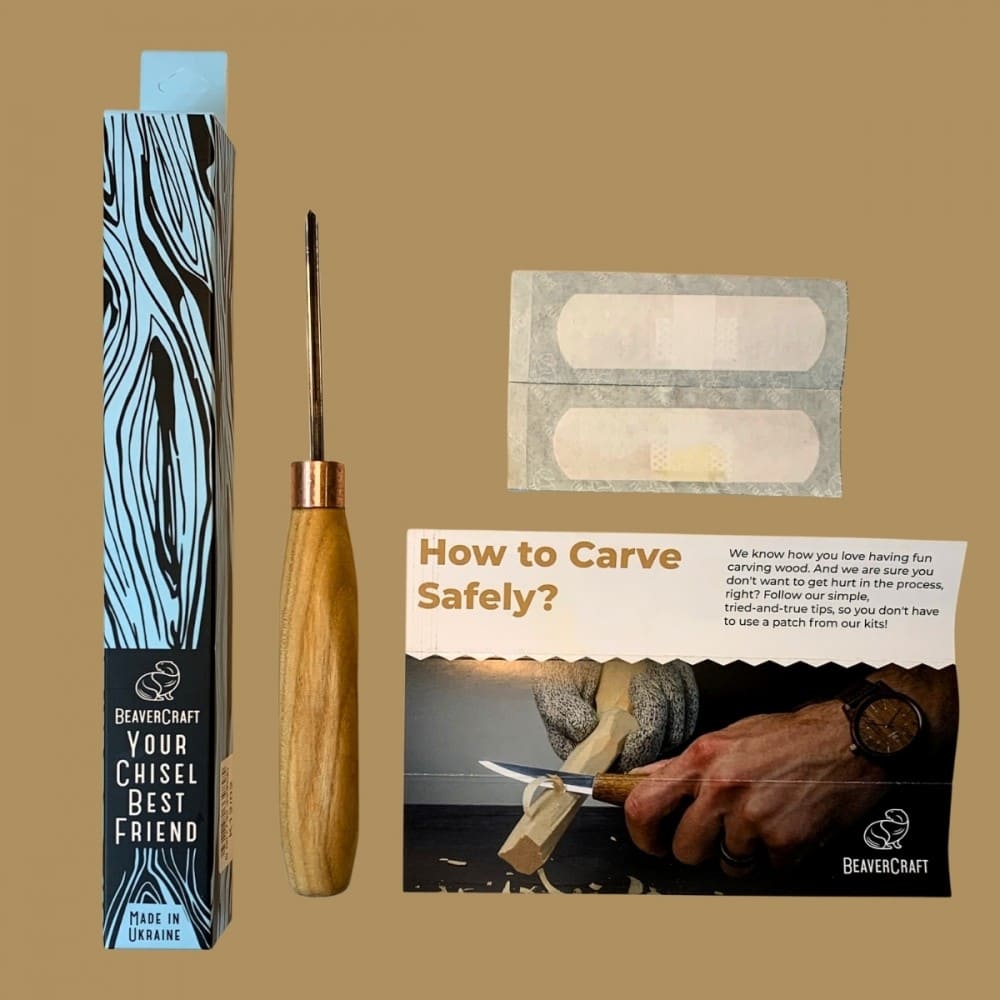 Goiva para Entalhe Beaver Craft Profissional Sweep Nº12