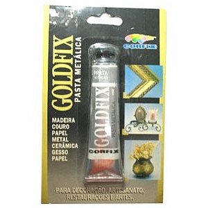 Goldfix Pasta Metálica 20ml Corfix Prata