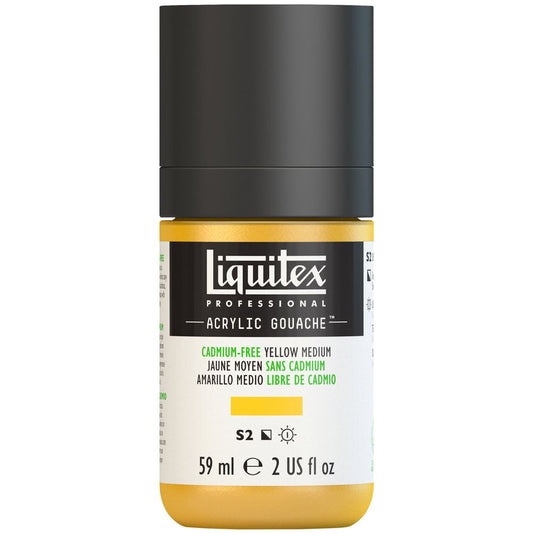 Tinta Acrílica Guache Liquitex 59ml S2 890 Cadmium Free Yellow Medium
