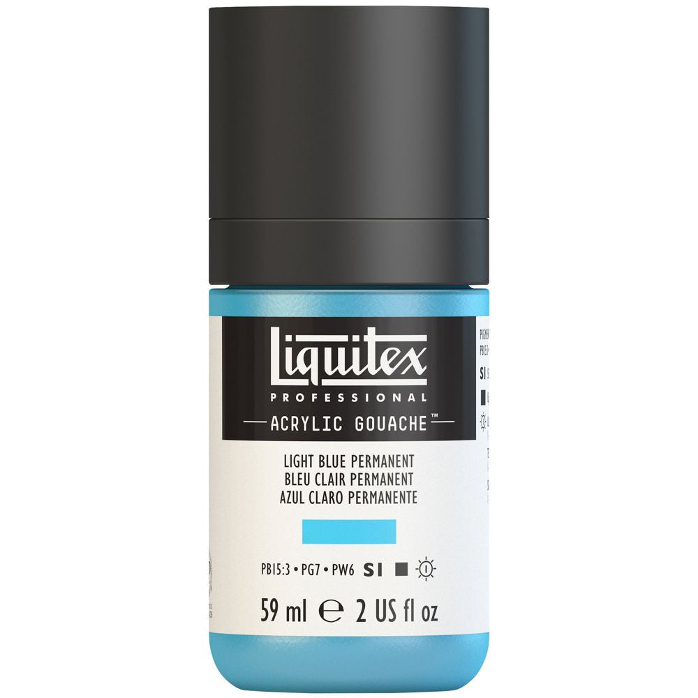 Tinta Acrílica Guache Liquitex 59ml S1 770 Light Blue Permanent