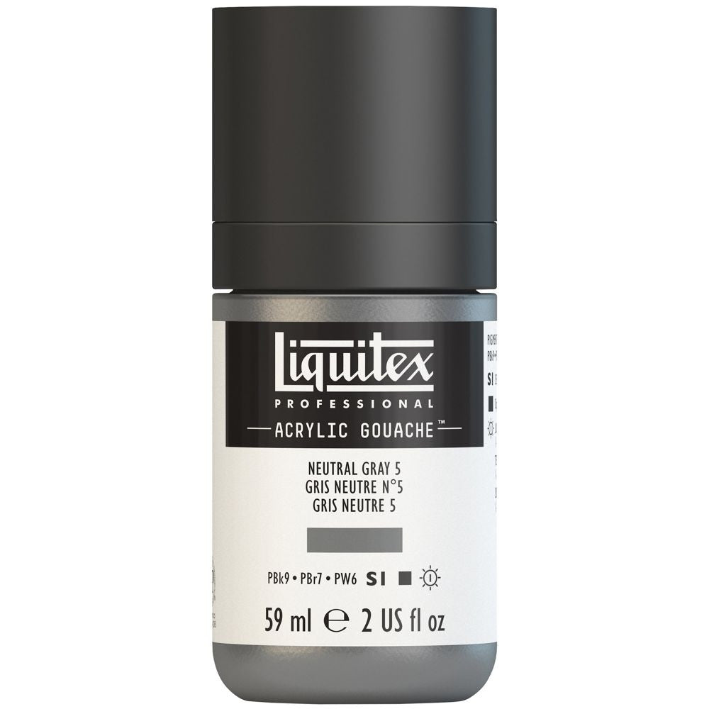 Tinta Acrílica Guache Liquitex 59ml S1 599 Neutral Grey 5