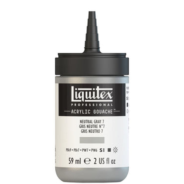 Tinta Acrílica Guache Liquitex 59ml S1 600 Neutral Grey 7