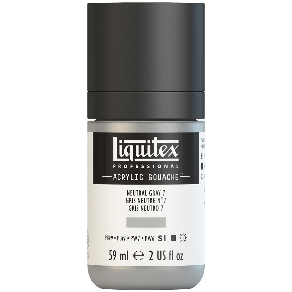 Tinta Acrílica Guache Liquitex 59ml S1 600 Neutral Grey 7