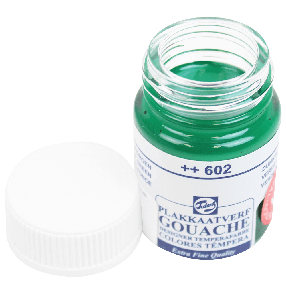 Tinta Guache Para Caligrafia Talens 16ml 602 Deep Green