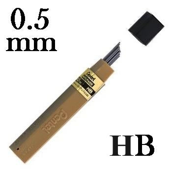 Mina Grafite Pentel 0.5mm HB