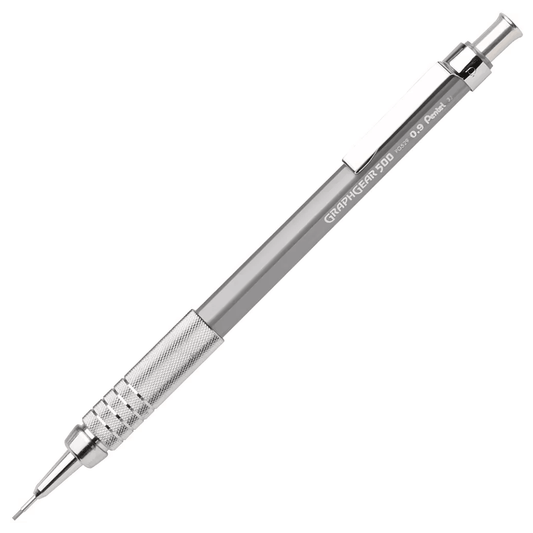 Lapiseira Pentel Graphgear 500 Profissional 0.9 Cinza
