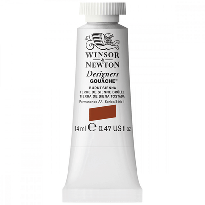 Tinta Guache Winsor & Newton Designers 14ml S1 074 Burnt Sienna