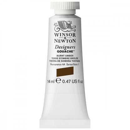 Tinta Guache Winsor & Newton Designers 14ml S1 076 Burnt Umber