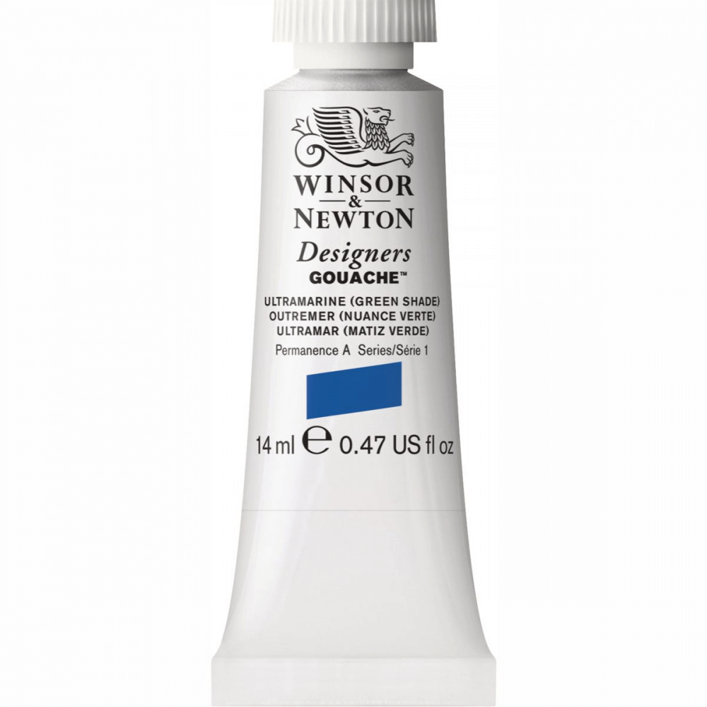Tinta Guache Winsor & Newton Designers 14ml S1 667 Ultramarine Green Shade