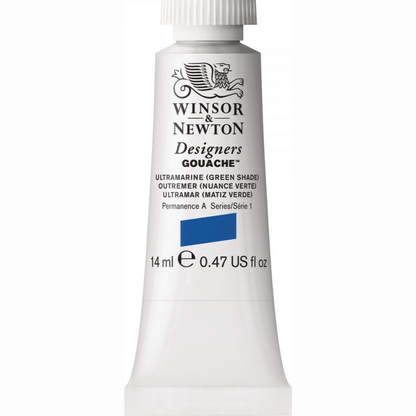 Tinta Guache Winsor & Newton Designers 14ml S1 667 Ultramarine Green Shade