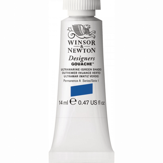Tinta Guache Winsor & Newton Designers 14ml S1 667 Ultramarine Green Shade